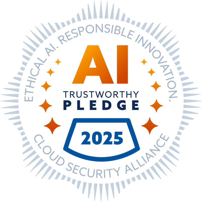 CSA AI Trustworthy Pledge 2025 Logo