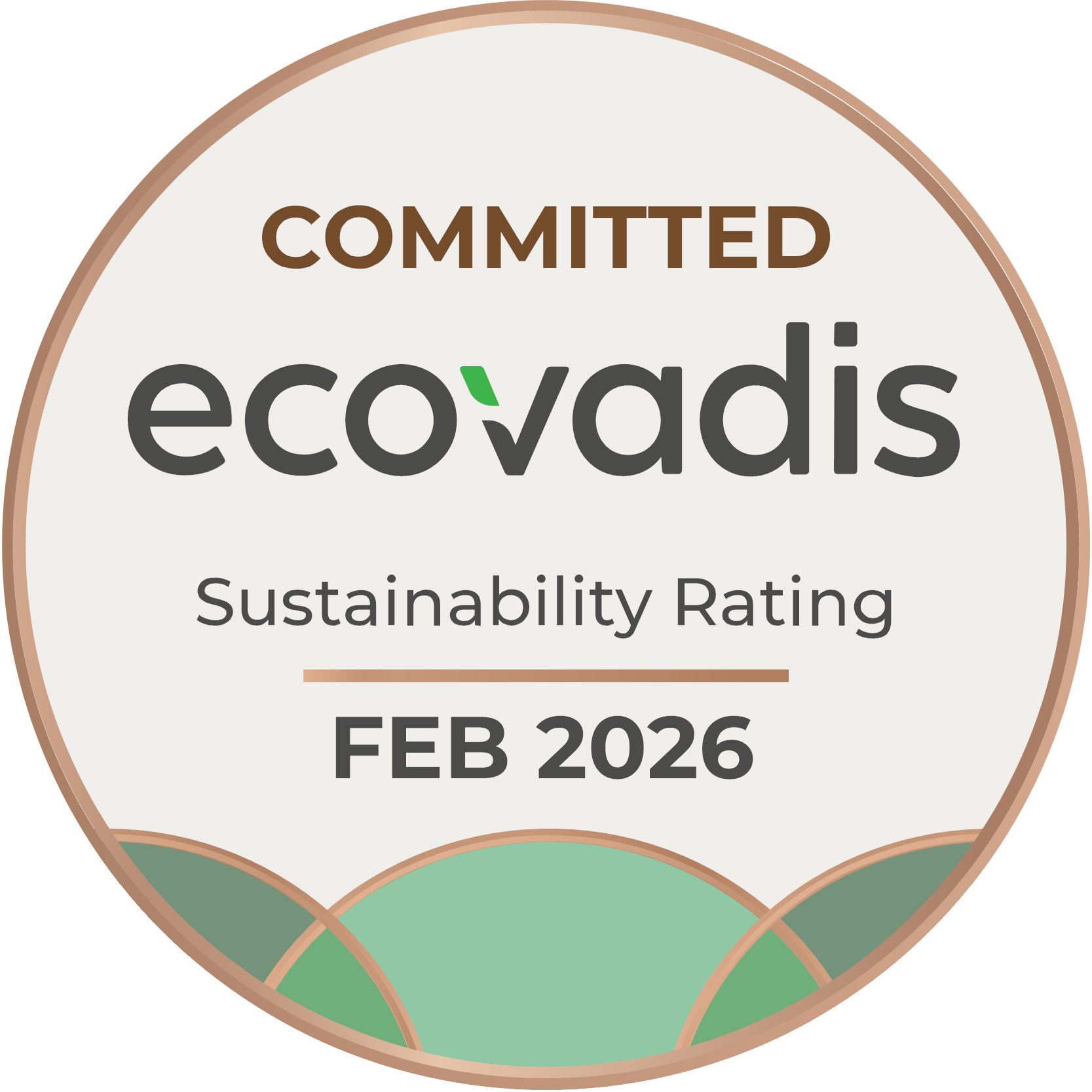 EcoVadis FEB 2026 - Committed Logo