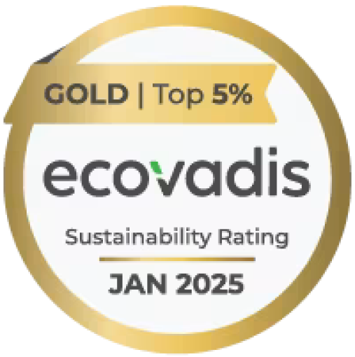 EcoVadis 2025 - Gold Logo
